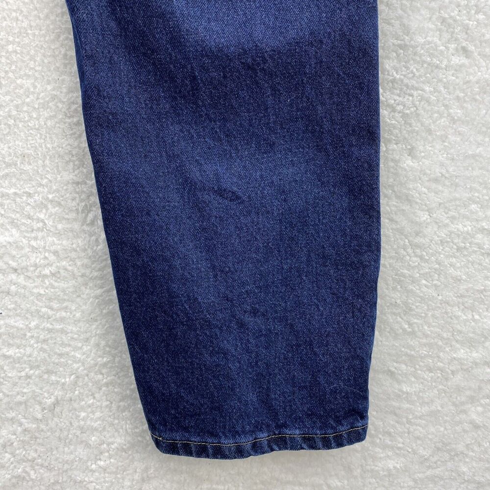 Wrangler Jeans Men 48x30 Blue Five Star Regular Fit Denim Sits at Waist Med Wash - Picture 12 of 16